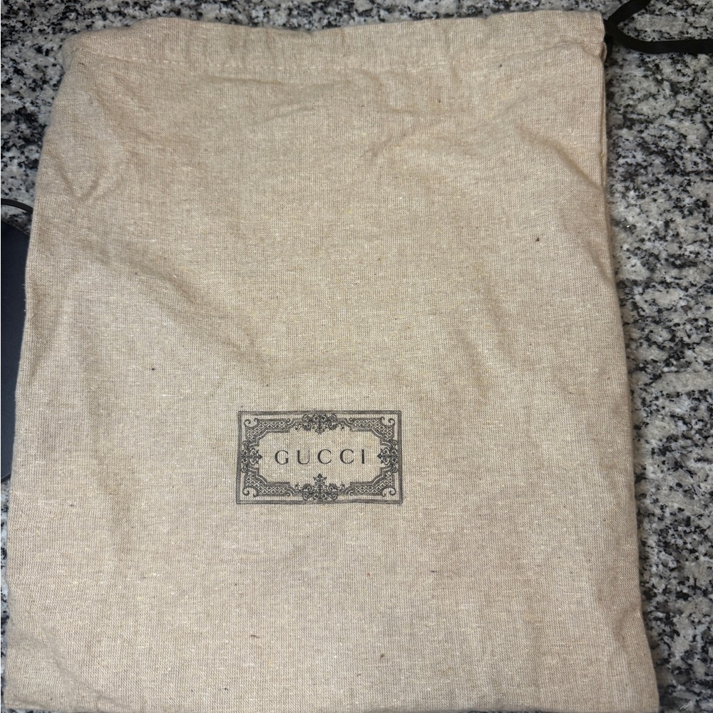 Gucci Tan dust Bag for box or luxury item
